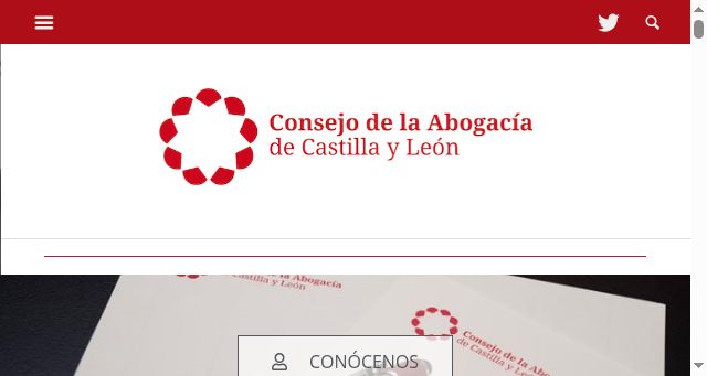 Screenshot of abogaciacyl.org