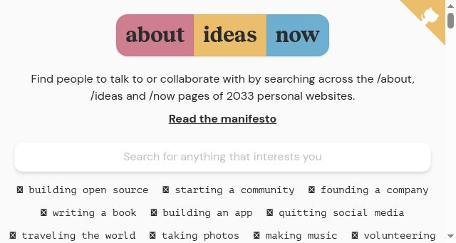 Screenshot of aboutideasnow.com