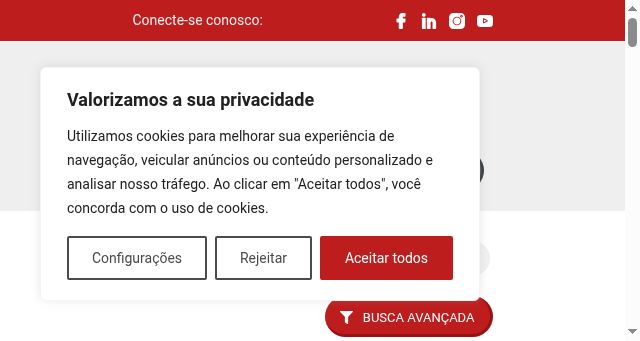 Screenshot of abrates.com.br