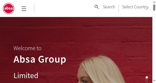 Screenshot of absa.africa