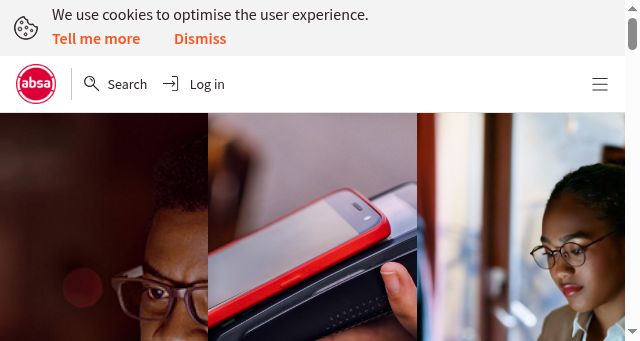 Screenshot of absa.co.tz