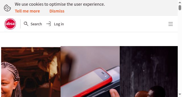 Screenshot of absabank.co.ke