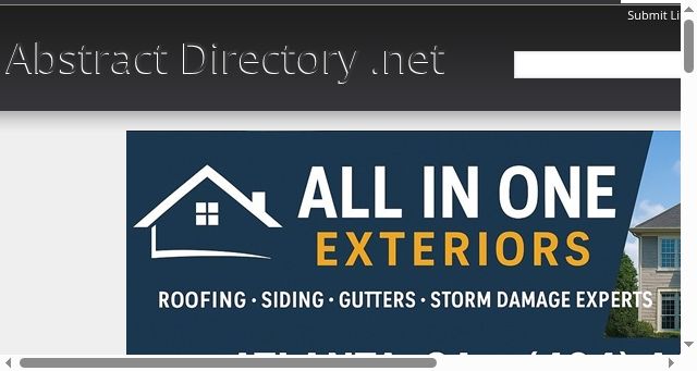Screenshot of abstractdirectory.net