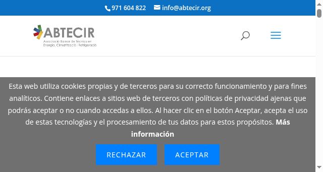 Screenshot of abtecir.org