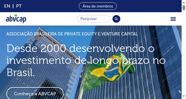 Screenshot of abvcap.com.br