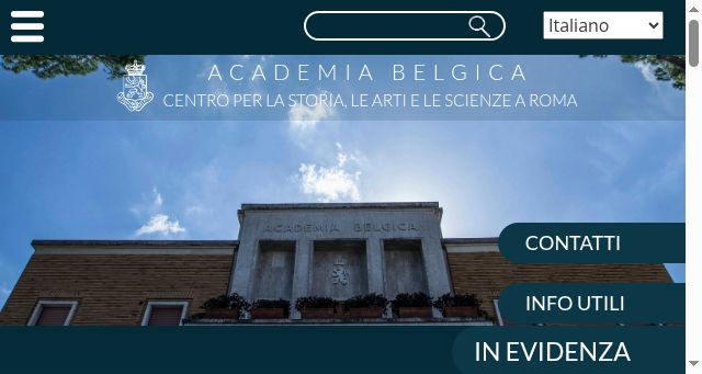 Screenshot of academiabelgica.it