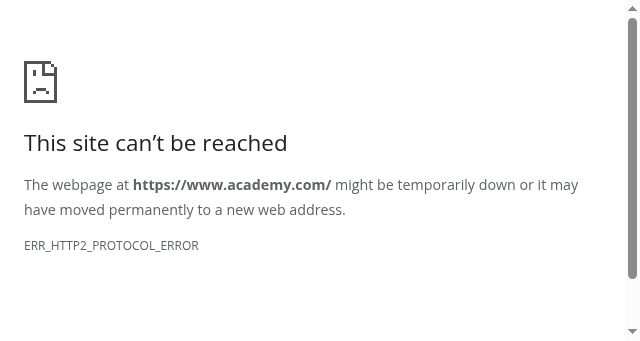 Screenshot of academy.com