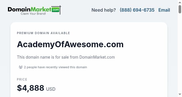 Screenshot of academyofawesome.com