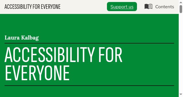 Screenshot of accessibilityforeveryone.site