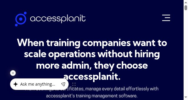 Screenshot of accessplanit.com