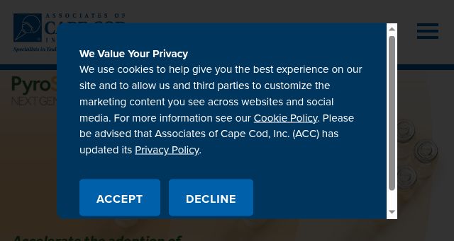 Screenshot of acciusa.com