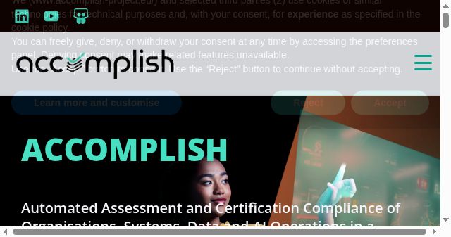 Screenshot of accomplish-project.eu