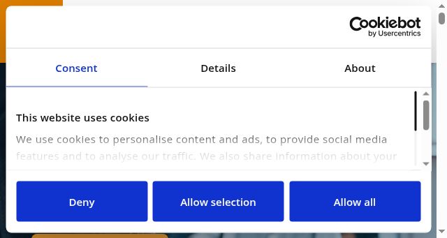 Screenshot of accredia.it