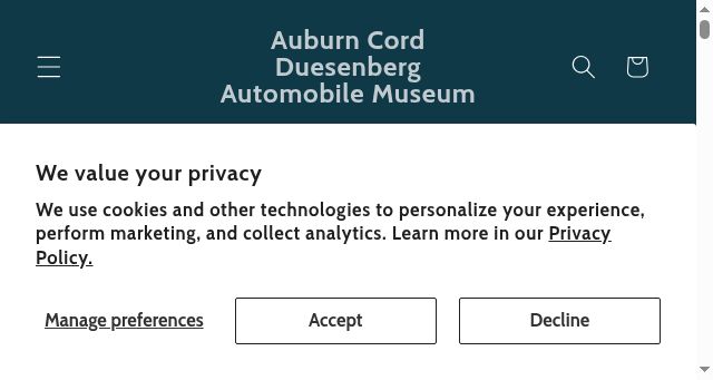 Screenshot of acdamstore.com