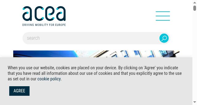 Screenshot of acea.auto