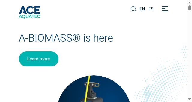 Screenshot of aceaquatec.com