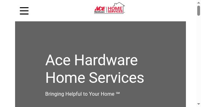 Screenshot of acehardwarehomeservices.com