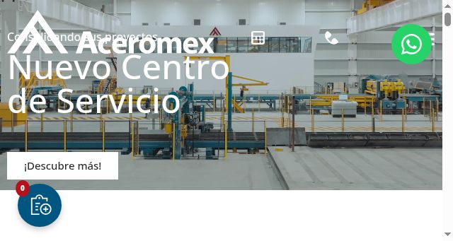 Screenshot of aceromex.com