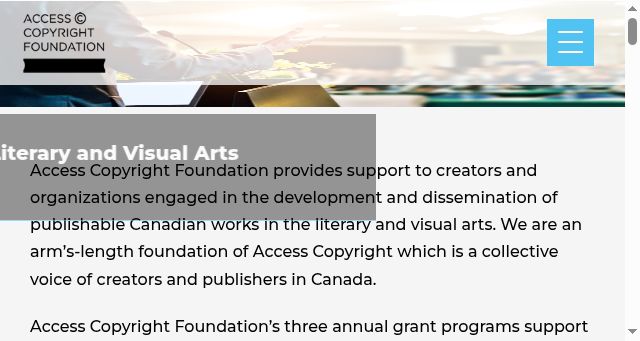Screenshot of acfoundation.ca