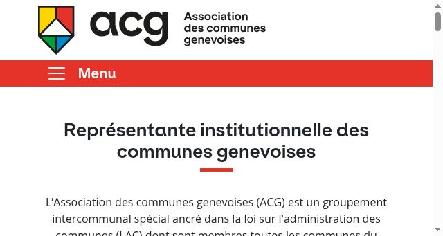 Screenshot of acg.ch