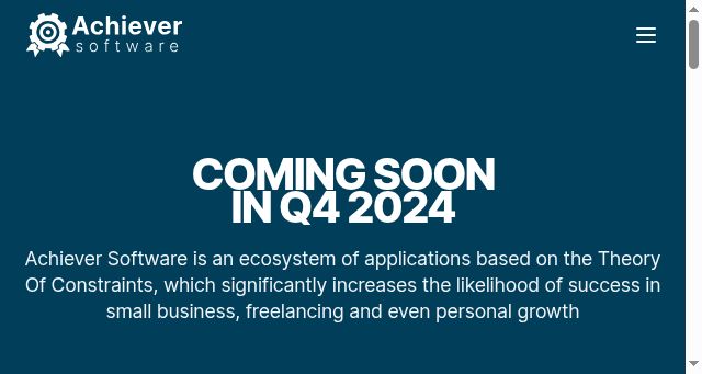 Screenshot of achiever.software