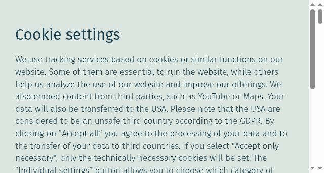 Screenshot of acix.net