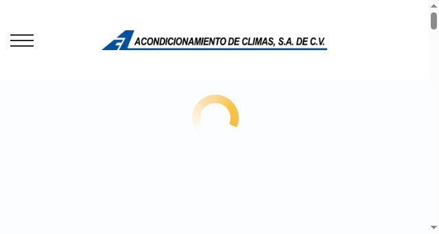 Screenshot of aclimas.com