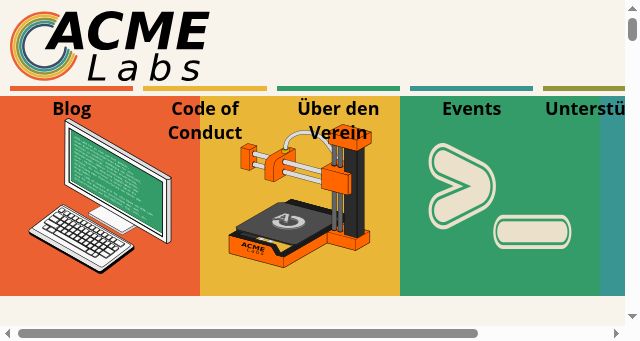 Screenshot of acmelabs.space