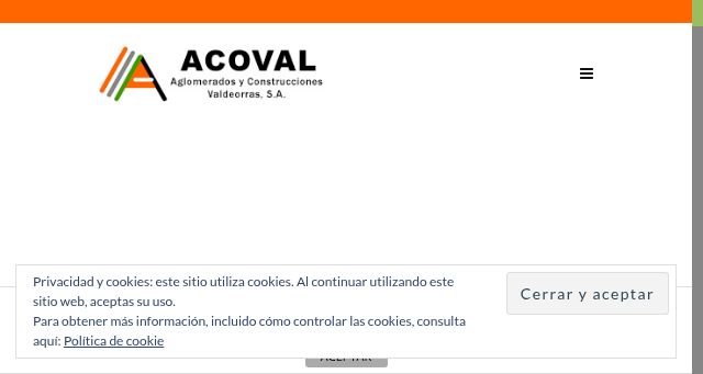Screenshot of acoval.es