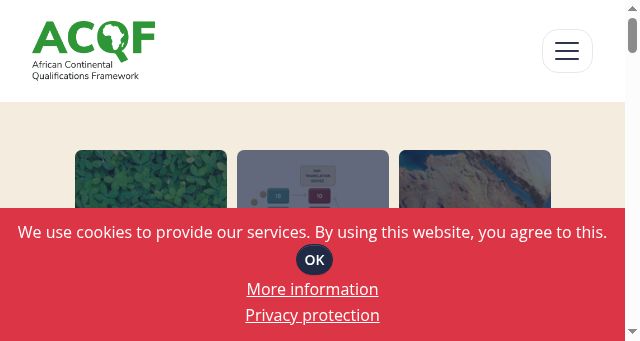 Screenshot of acqf.africa