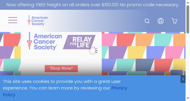 Screenshot of acseventstore.org