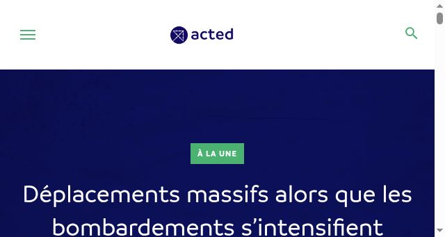 Screenshot of acted.org