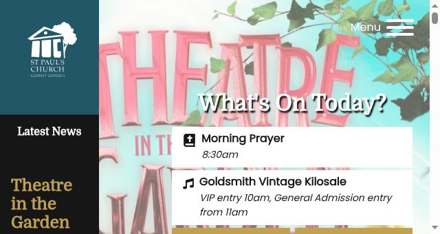 Screenshot of actorschurch.org