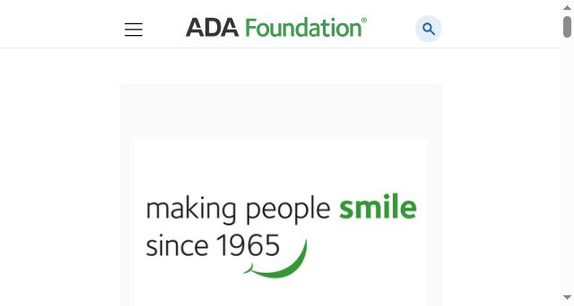 Screenshot of adafoundation.org