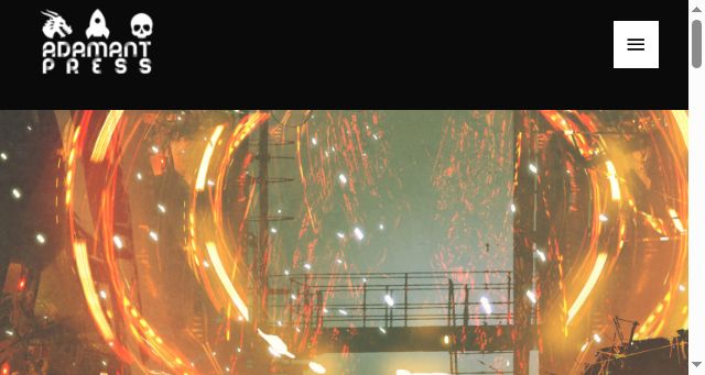 Screenshot of adamantpress.com