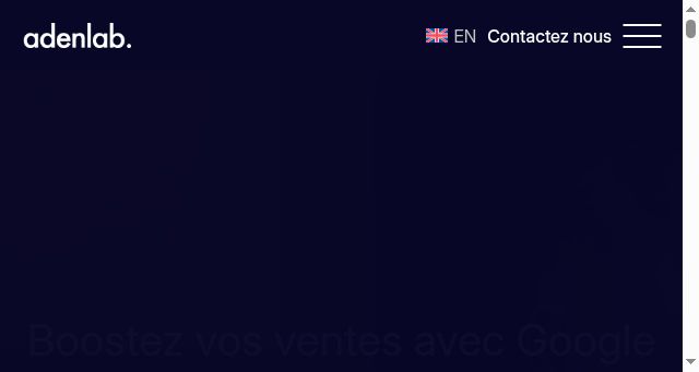 Screenshot of adenlab.com