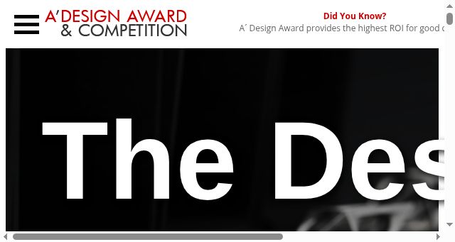 Screenshot of adesignaward.com