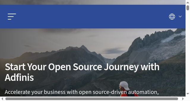 Screenshot of adfinis.com