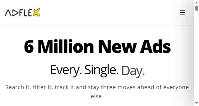 Screenshot of adflex.io