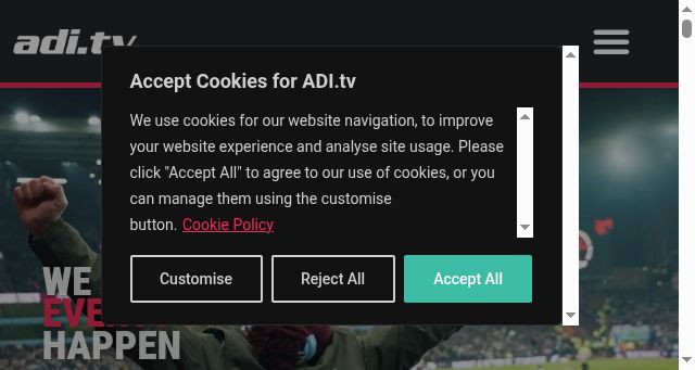 Screenshot of adi.tv