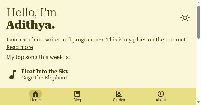 Screenshot of adithyanair.com