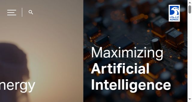 Screenshot of adnoc.ae