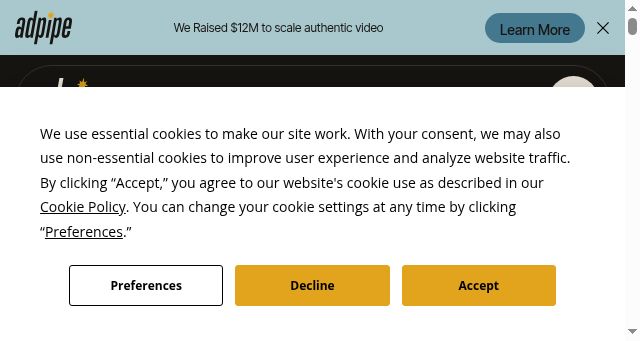 Screenshot of adpipe.com