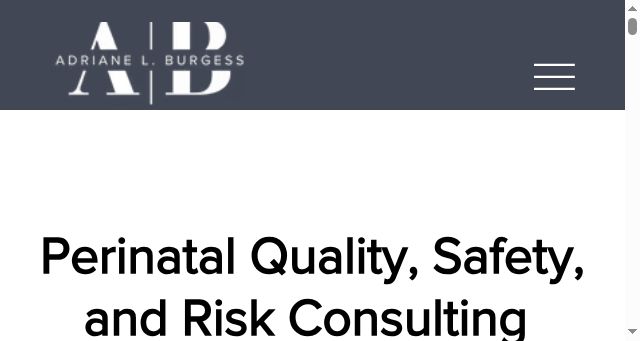 Screenshot of adrianeburgess.com