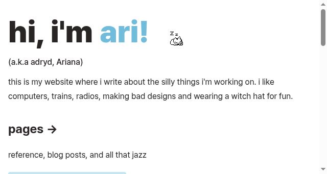 Screenshot of adryd.com