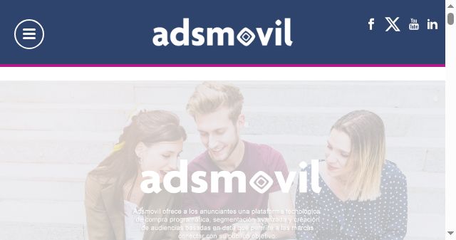 Screenshot of adsmovil.com