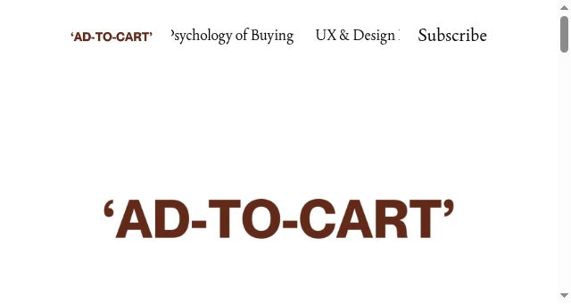 Screenshot of adtocart.io