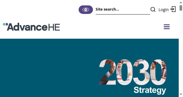 Screenshot of advance-he.ac.uk