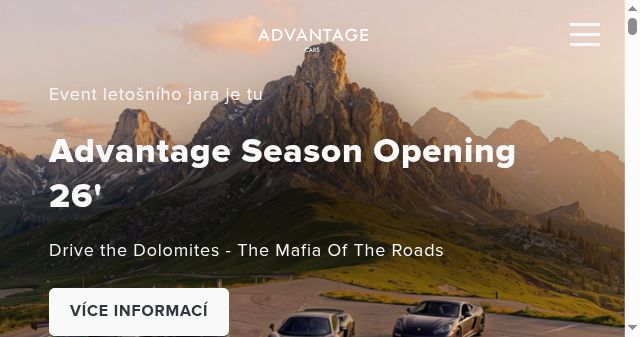 Screenshot of advantage-cars.cz