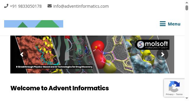 Screenshot of adventinformatics.com